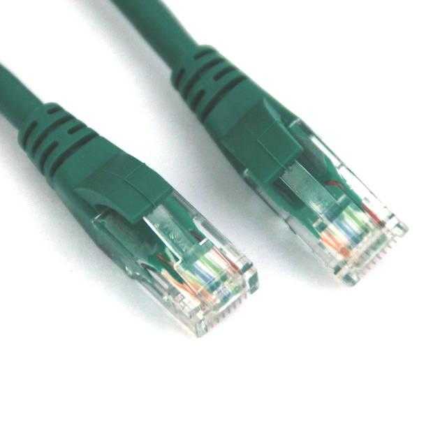 VCOM, Vcom Np611-10-Green 10Ft Cat6 Utp Molded Patch Cable (Green)
