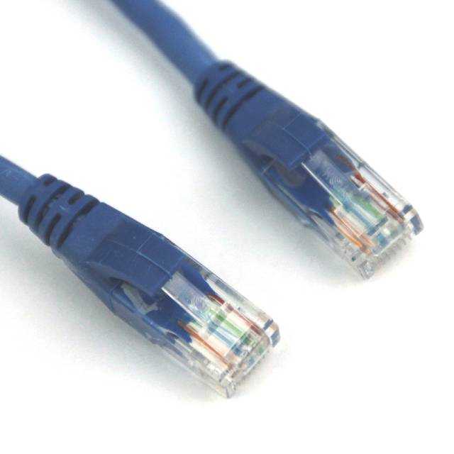 VCOM, Vcom Np611-5-Blue 5Ft Cat6 Utp Molded Patch Cable (Blue)
