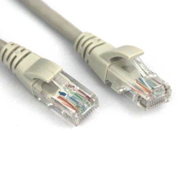 VCOM, Vcom Np611B-7-Gray 7Ft Cat6 Crossover Molded Patch Cable (Gray)