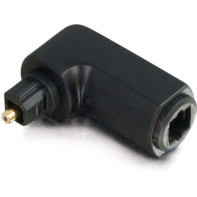 C2G, Velocityandtrade; Right Angle Toslink Port Saver Adapter