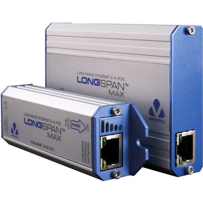 Veracity USA, Inc, Veracity Longspan Max Quad. 4 Channel, Hi-Power, 90W Long-Range Ethernet, Up To 820M.