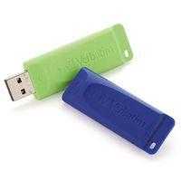 Verbatim, Verbatim 64 Gb Store 'N' Go Usb Flash Drive Usb Type-A Blue, Green